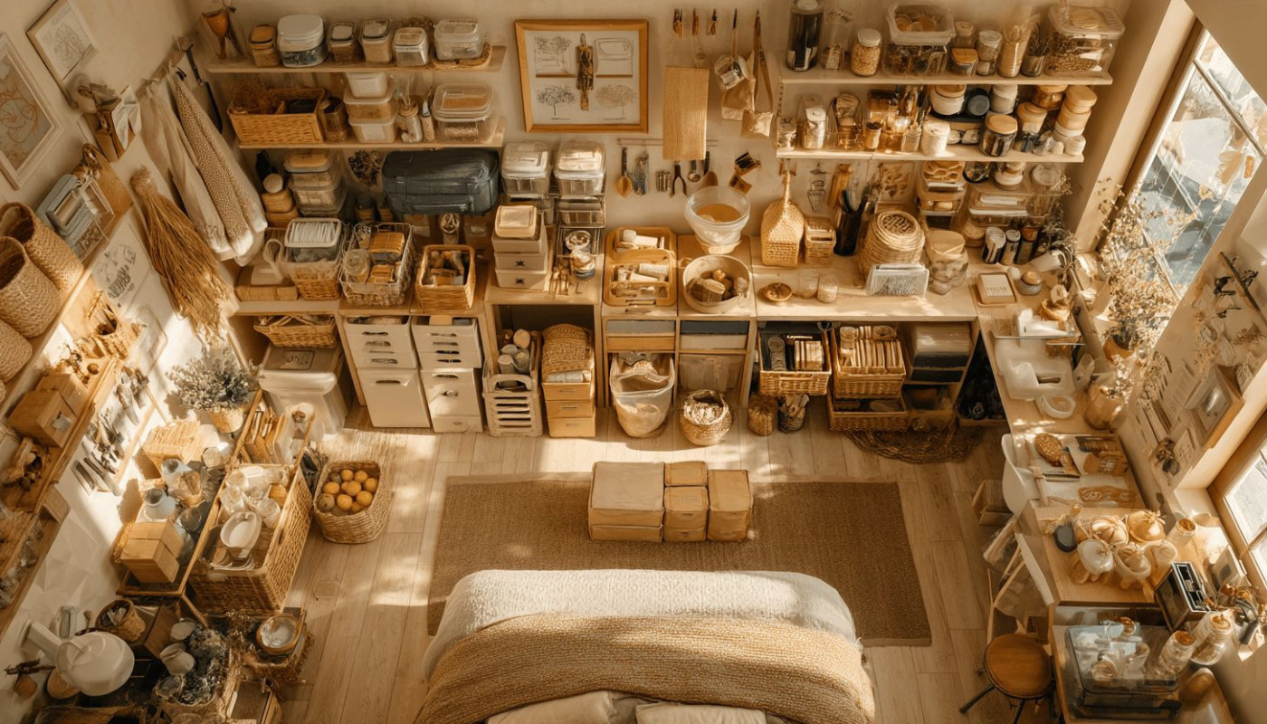 Rangement intelligent solutions créatives pour maximiser l'espace de stockage